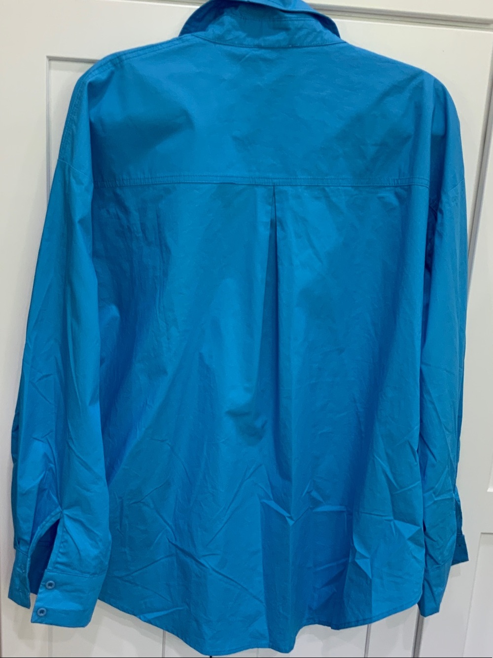 Princess Polly Teal Blue Women’s Button-Up Shirt - Picture 2 of 6